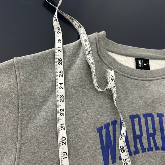 Nike Golden State Warriors Pullover Crewneck Sweatshirt Gray XXL Sportswear Fan - Picture 7 of 8